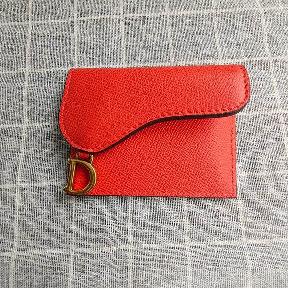 Dior Trifold Wallet With D Logo - Picture 1 of 6